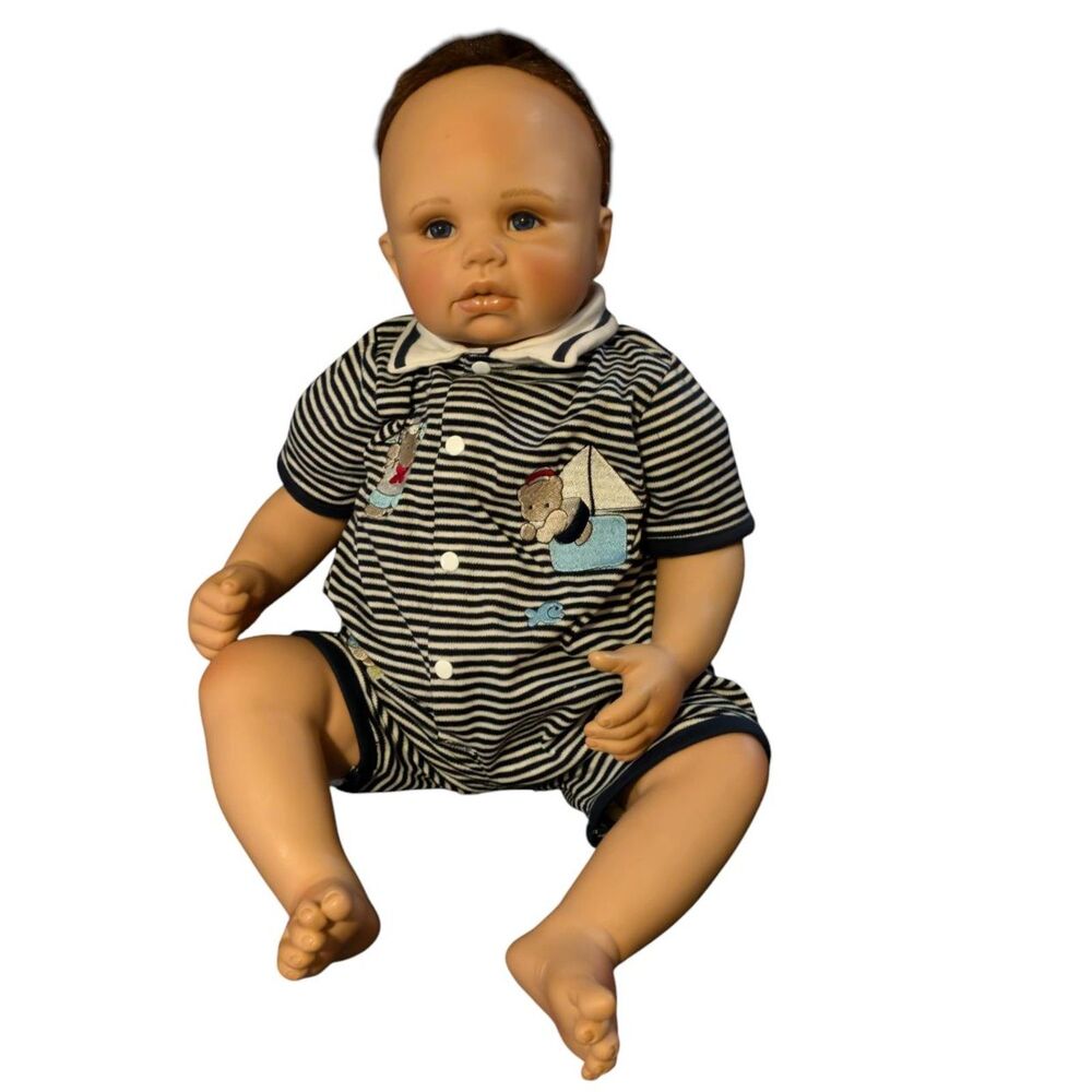 2004 Monika Levenig Limited Edition Vinyl Reborn Baby Doll 24" Numbered 089/500